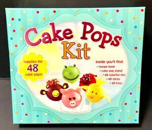 Cake Pops Kit by Publications International, recipe book make up to 48 cake pops